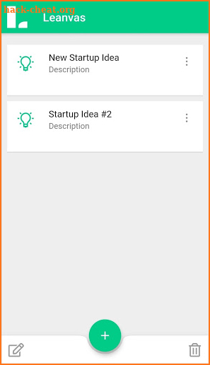Leanvas: Business Model Canvas (Lean Startups) screenshot