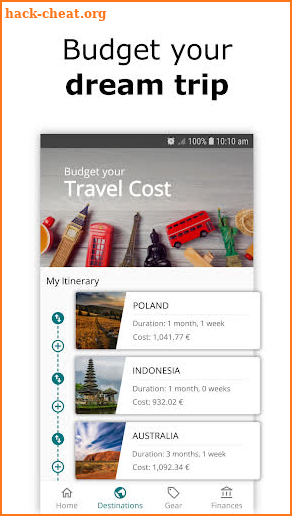 Leap: Plan, Budget & Travel The World screenshot