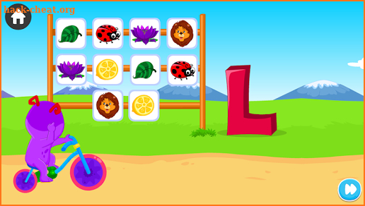 Learn ABC Alphabet - Bike Rider Games For Kids screenshot
