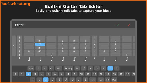 Learn & Create Guitar Tabs screenshot