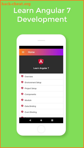 Learn Angular 7 -  Angular Development Guide 2018 screenshot
