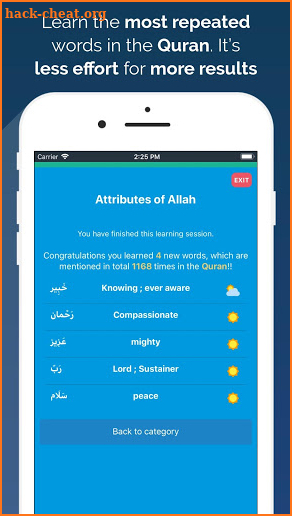 Learn Arabic with the Quran - Quran Progress screenshot