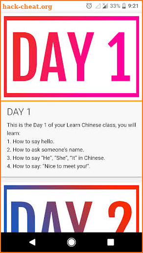 Learn Basic Chinese in 20 Days Offline screenshot