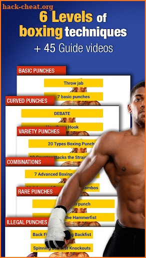 Learn boxing training screenshot