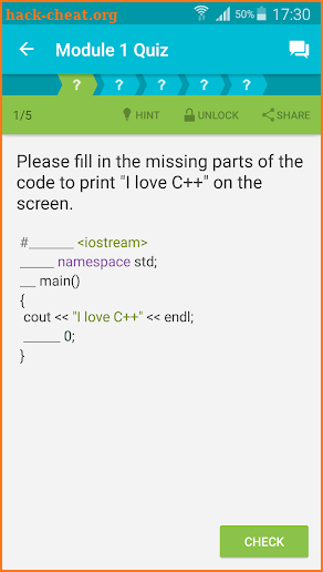 Learn C++ screenshot