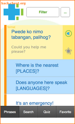 Learn Cebuano Phrasebook screenshot