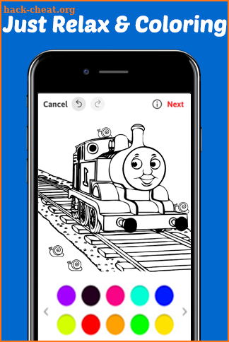 Learn Coloring for Thomas Train Friends by Fans screenshot