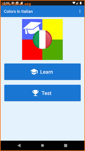 Learn Colors in Italian screenshot