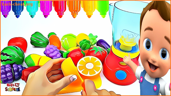Learn Colors with Fruit Blender Toys screenshot