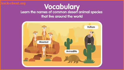 Learn Desert Animals for kids screenshot