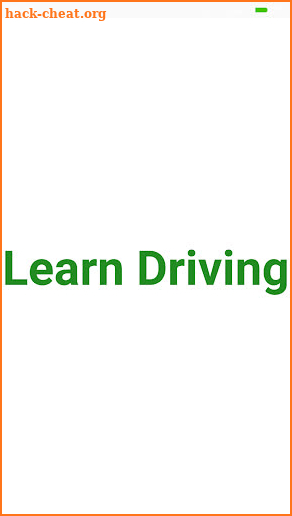Learn Driving screenshot
