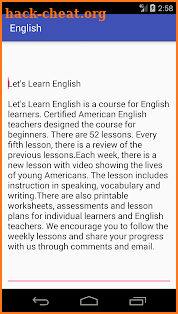 learn english screenshot