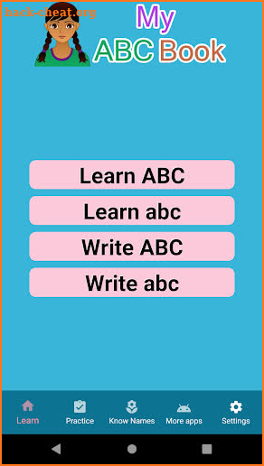 Learn English from ABC to word reading. screenshot