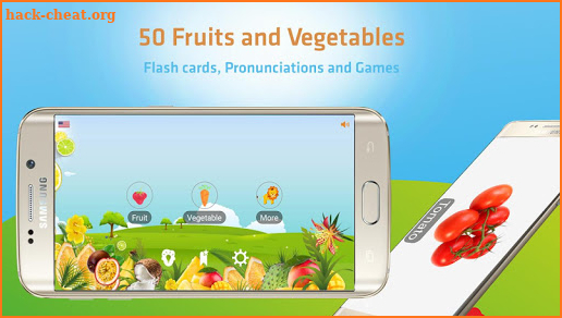 Learn English Fruits and Vegetables Names for Kids screenshot