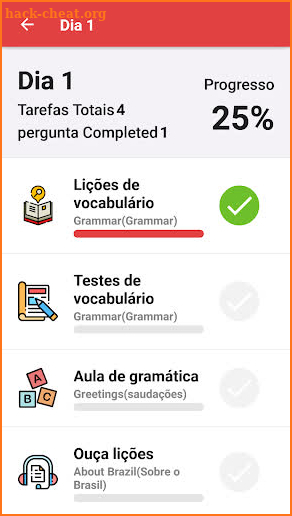 Learn English in Portugese Translator & Vocabulary screenshot