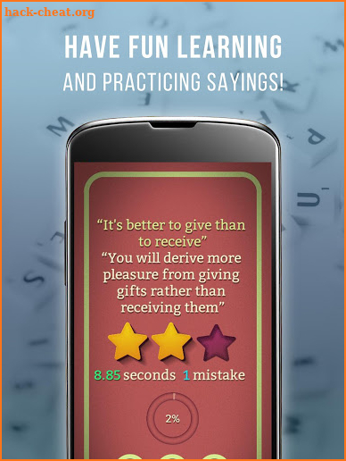 Learn English Vocabulary & Sayings- Sayings Master screenshot