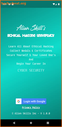 Learn Ethical Hacking - Certifications and Courses screenshot