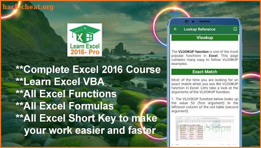 Learn Excel 2016 (Pro) screenshot