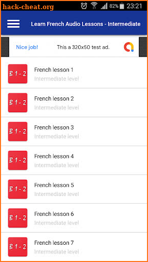 Learn French - Free Audio Lessons screenshot