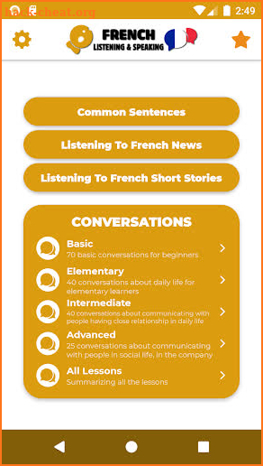 Learn French - Listening and Speaking screenshot