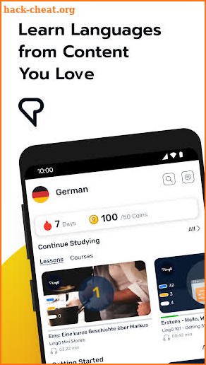 Learn German Through Content screenshot