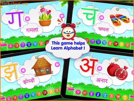 Learn Hindi Alphabets - Hindi Letters Learning screenshot