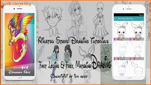 Learn How to Draw Aikatsu Stars all characters screenshot