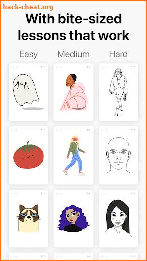 Learn how to draw - ArtWorkout screenshot