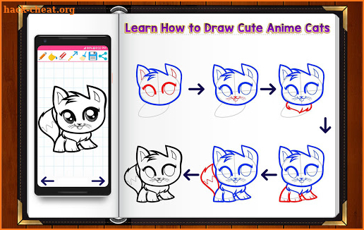 Learn How to Draw Chibi Anime Cats screenshot
