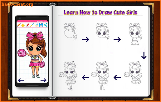Learn How to Draw Chibi Cute Girls screenshot