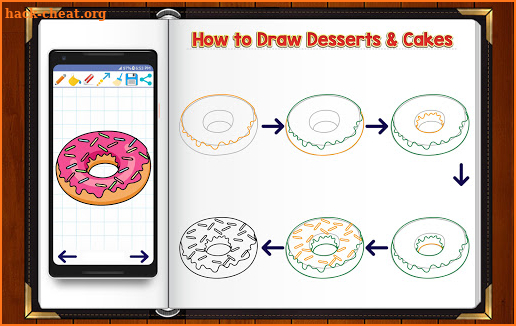 Learn How to Draw Desserts screenshot