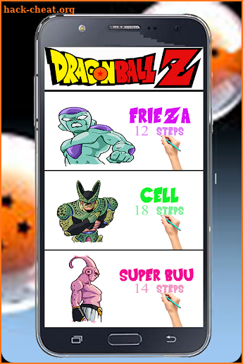 Learn how to draw Goku for Dragonball screenshot