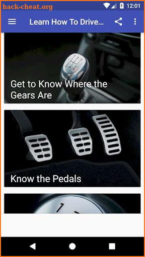 Learn How To Drive Manual Car screenshot