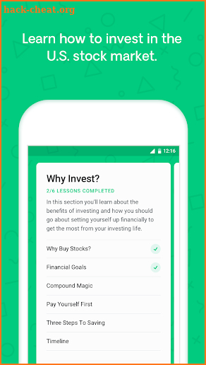 Learn: how to invest in stocks screenshot