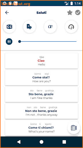 Learn Italian - Listening And Speaking screenshot