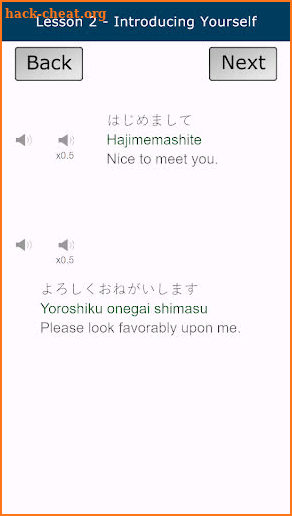 Learn Japanese - Basic Phrases screenshot