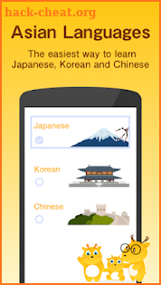 Learn Japanese, Learn Korean or Learn Chinese Free screenshot
