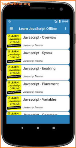 Learn JavaScript Offline screenshot