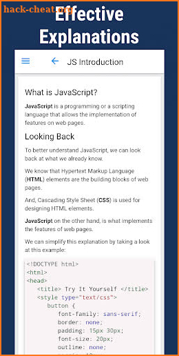 Learn JavaScript - Pro screenshot