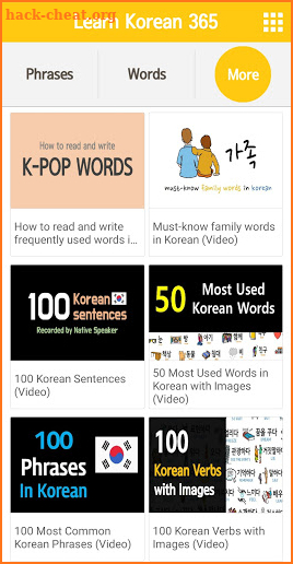 Learn Korean 365 screenshot