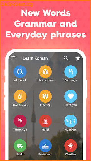 Learn Korean |  Verbs, Words & Phrases screenshot
