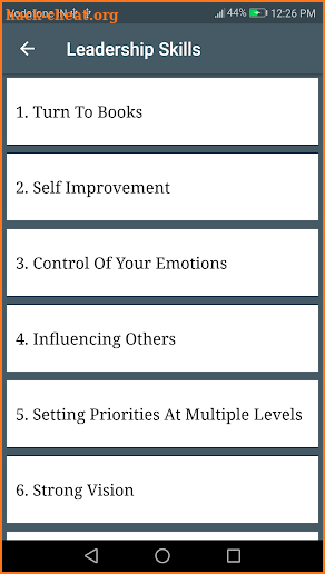 Learn Leadership Skills screenshot