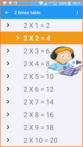 Learn Maths Multiplication Tables screenshot