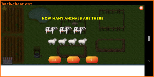 Learn maths on the farm screenshot
