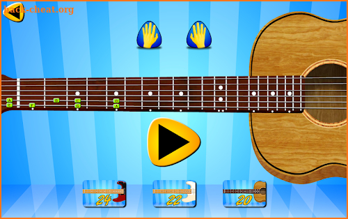 Learn music notes on your Guitar Fretboard screenshot