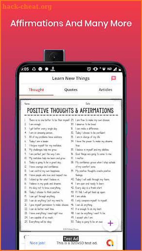 Learn New Things - Daily Learning And Motivations screenshot