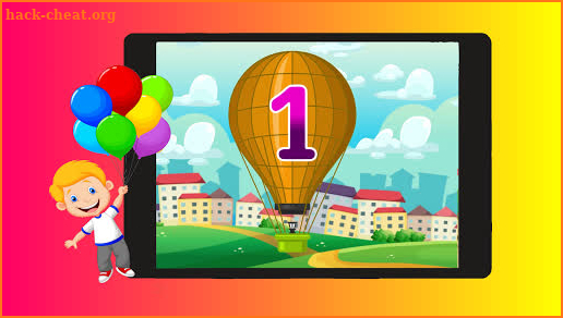 Learn Numbers 1 to 10 in English with balloons screenshot