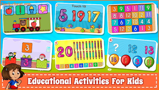Learn Numbers 123 Kids Free Game - Count & Tracing screenshot