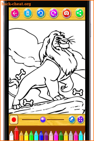 Learn Painting Coloring for The King Lion by Fans screenshot