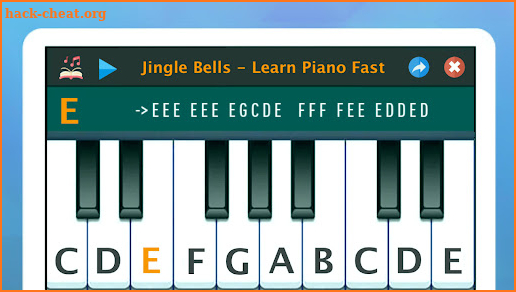Learn Piano letter notes songs screenshot